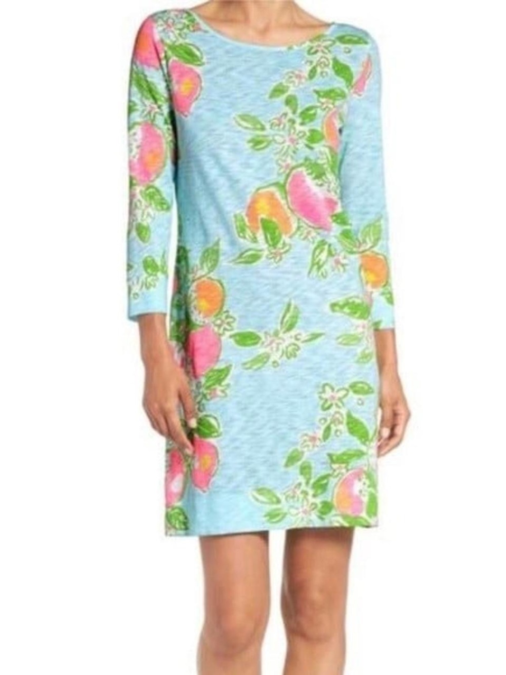 Lilly Pulitzer Marlowe Dress in the "Fresh Squeezed Pink Lemonade" print
